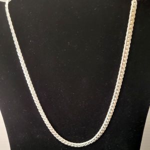 20in 5mm S925 plated Flat Snake Chain
